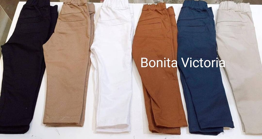 Pantalón de gabardina bebé