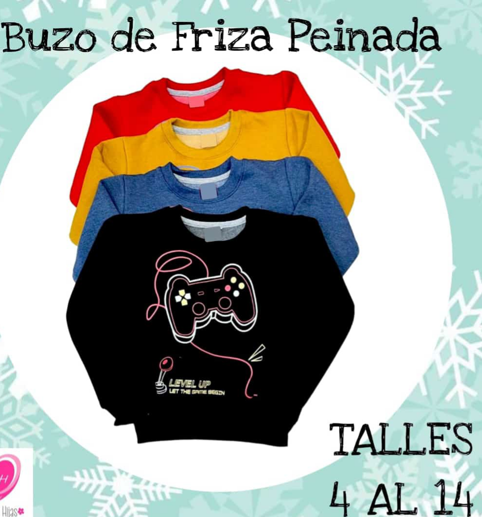 Buzo frizado varón